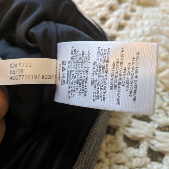 NWT black Express mini skirt stripe petite s - Picture 4 of 8